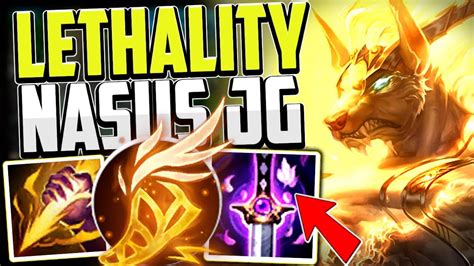 Lethality Nasus Runs The Jungle🐶 Huge Speed Nasus Jungle Season 13