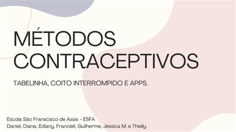 SOLUTION M Todos Contraceptivos Studypool