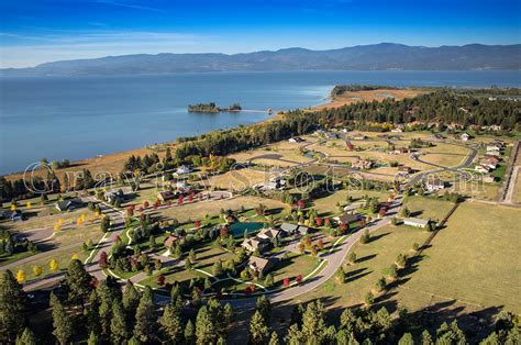 Aerial Images of Flathead Lake, Montana