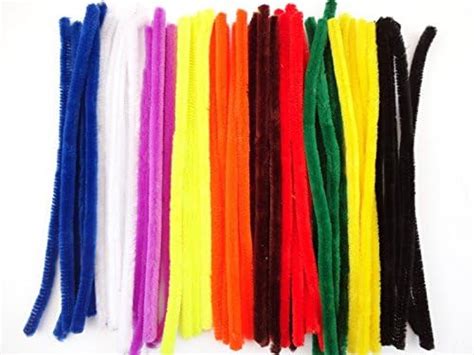 Kids B Crafty Pipe Cleaners For Craft 120 Pipe Cleaners 10 Mixed