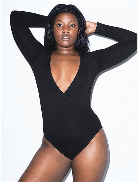 Cotton Spandex Turtleneck Bodysuit American Apparel