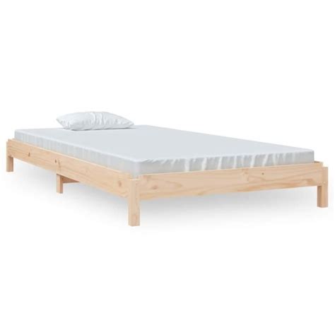 Drfeify Lit Empilable 80x200 Cm Bois De Pin Massif 111640 Cdiscount