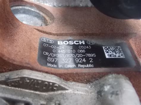 Pompa De Inalta Presiune Opel Astra H Gtc Cdti Cod Motor Z Dth