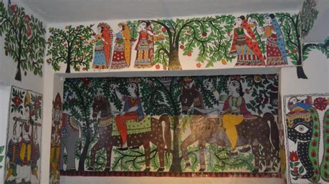 Mithila Art and Wall Painting - Umran green school