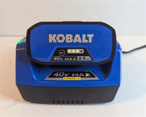 Kobalt 40v Max 2 5ah Li Ion Battery And Charger Tested [kb 245 06] Ebay