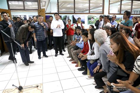 President Rodrigo Roa Duterte With The Bereaved Families Of The