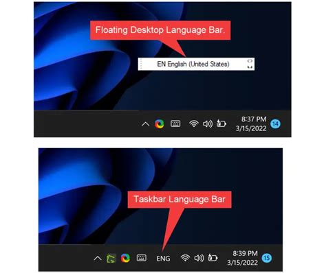 How To Show Language Bar On Taskbar Or Desktop In Windows Gear Up