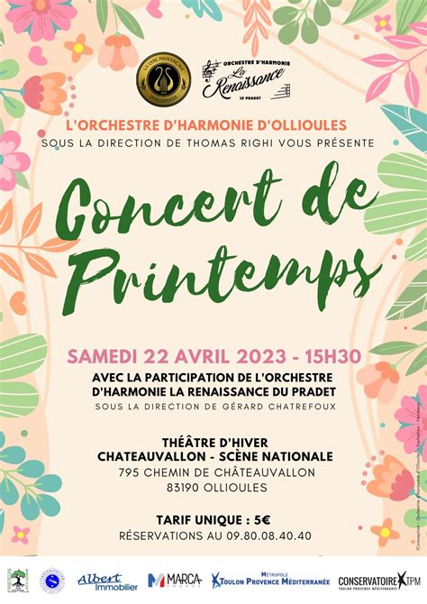 Concert De Printemps Orchestre D Harmonie D Ollioules