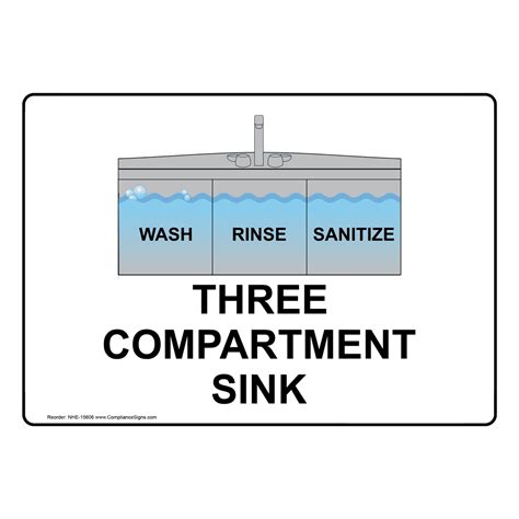 Free Printable Wash Rinse Sanitize Signs