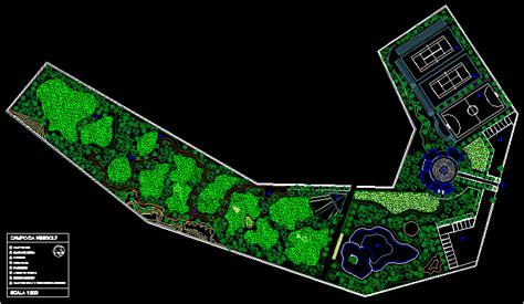 Golf Course Dwg Block For Autocad • Designs Cad Ph