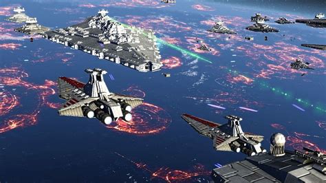 Epic Cinematic Space Battle Star Wars Empire At War Remake Npc