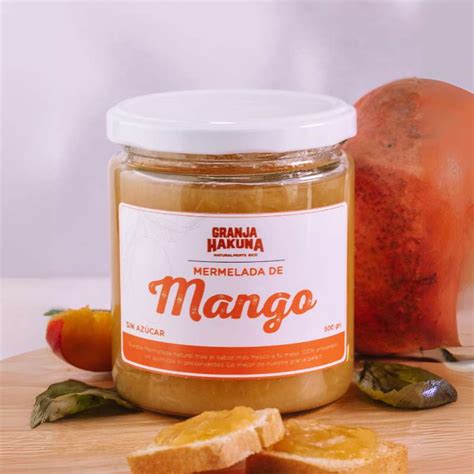 Mermelada sin azúcar de Mango 500grs Granja Hakuna