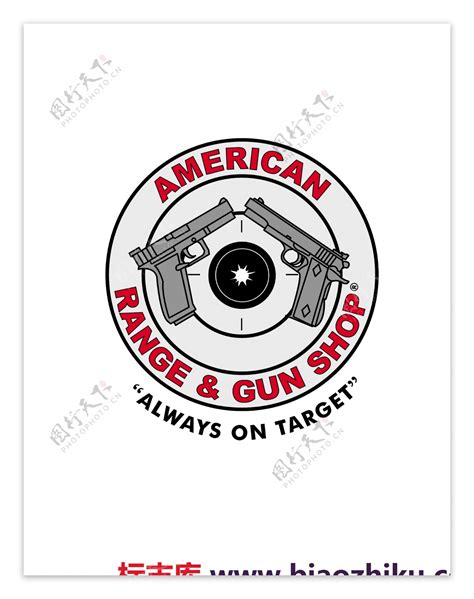 Americanrangeandgunshoplogo设计欣赏americanrangeandgunshop体育赛事logo下载标志设计欣赏