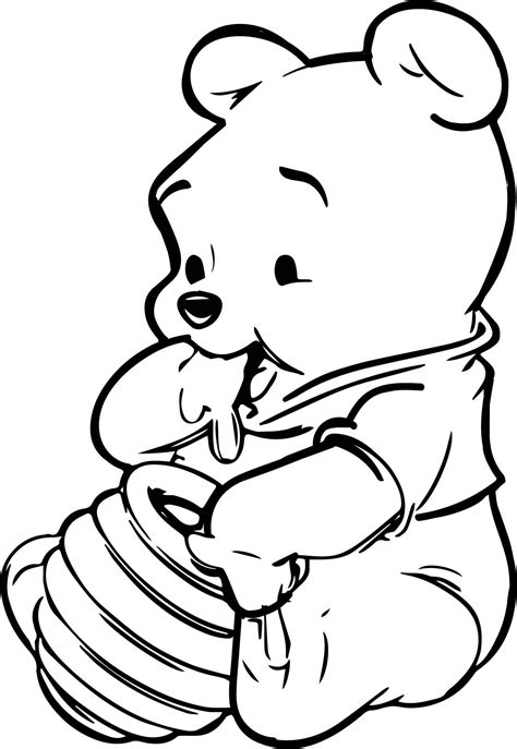 Winnie The Pooh Drawings With Honey : Winnie The Pooh Honey Pot Cartoon Page 1 Line 17qq Com ...