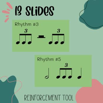 Eighth Note Triplets Rhythm Slides: Level 4 by Teaching Music Outside ...