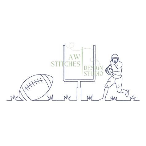 Football Line – AW Stitches Designs