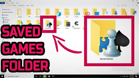 Where How To Find Saved Games Folder On Pc Windows Youtube