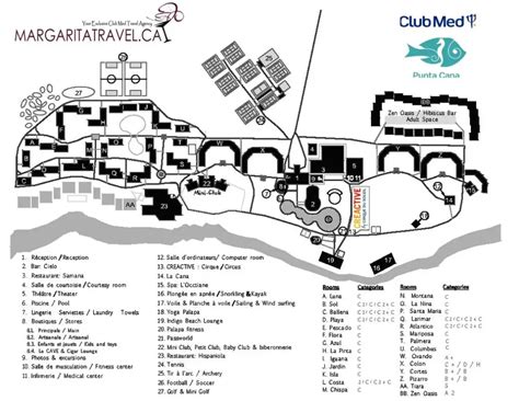 Catalonia Royal Bavaro resort map - Guide To DR