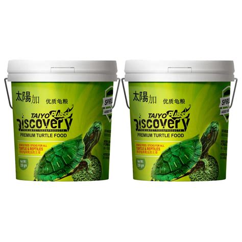 Taiyo Pluss Discovery Premium Turtle Food 250 G Pack Of 2 Bucket