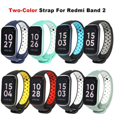 Correa De Reloj Para Redmi Band Pulsera De Silicona Suave Y