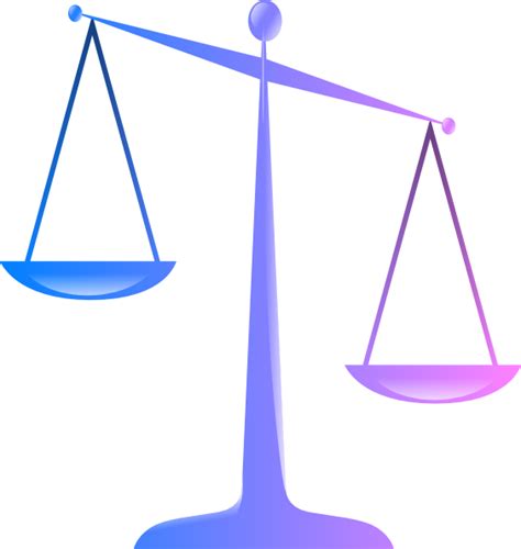 Scales Of Justice Clip Art 564x595 Png Clipart Download