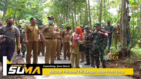 Personel Tni Bangun Jalan Poros Desa Jurnal Suma