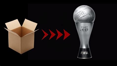 Fifa Best Player Trophy Diy Cardboard Craft Youtube