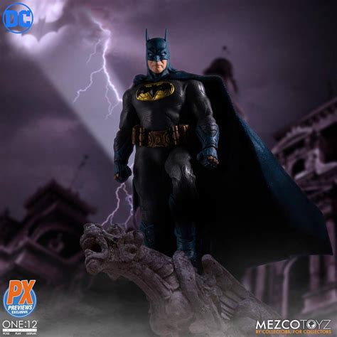 Mezco One 12 Collective PX Batman Supreme Knight Blue 4ColorHeroes