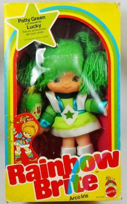 Rainbow Brite Mattel 9 Doll Patty O Green Lucky Sprite Box