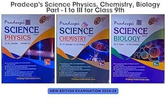 Pradeep S Science Physics Chemistry Biology Part I To Iii For Class