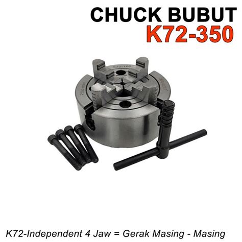 Jual Chuck Bubut Claw K Jaw Cekam Kaki Inch Independent