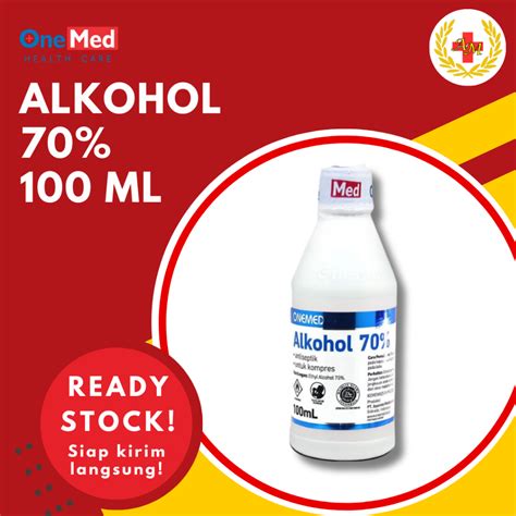 Jual Alkohol 70 Onemed 100 Ml Antiseptic Alkohol 70 100 Cc Onemed