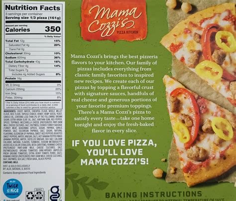Mama Cozzi S Hot Honey Chickpea Crust Pizza Aldi Reviewer