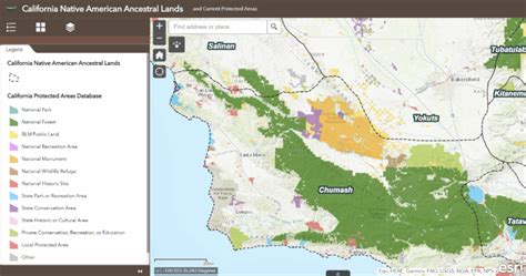 Native American Ancestral Lands in California: Interactive Map