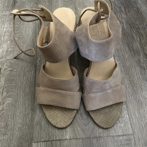 Franco Sarto Nude Heels Size Very Comfortable Fit Depop