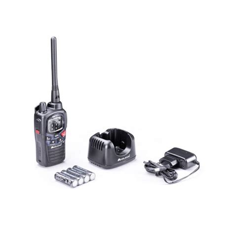 Midland G Pro Walkie Talkie Banda Dupla Alcance Km Preto