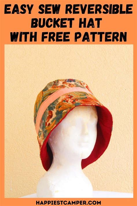 How To Make A Reversible Bucket Hat Free Printable Pattern