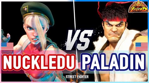 SF6 NuckleDu Cammy Vs Paladin Ryu Street Fighter 6 YouTube