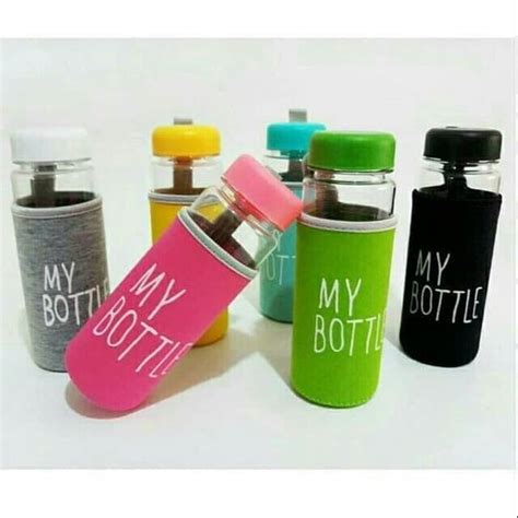 Jual My Bottle Full Warna Free Pouch Busa Botol Minum My Bottle Di