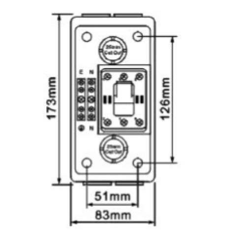 3 Pole 63A Isolator Switch - Dawnlux
