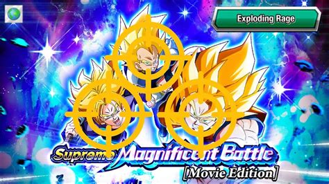 Supreme Magnificent Battle Movie Edition PHY SSJ Trio Exploding