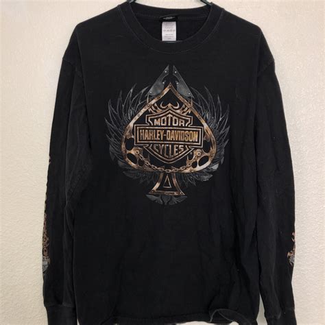 Harley Davidson Mens Large Black Pig Trail HD Rogers. - Gem