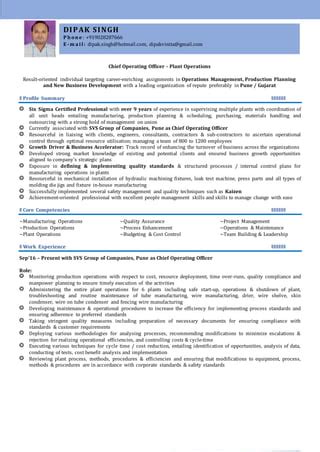 Deep Resume Doc