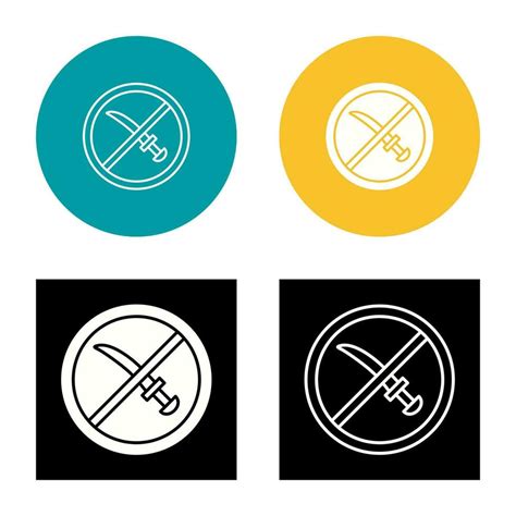 No Weapons Vector Icon 33014342 Vector Art At Vecteezy