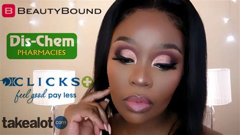 Full Face Makeup Tutorial Using Dischem And Clicks Makeup Products South African Youtuber