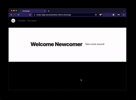 High Performance Personalization Example Using Next Js Edge Middleware