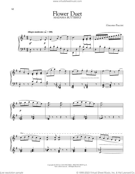 Flower Duet Sheet Music For Piano Solo Pdf