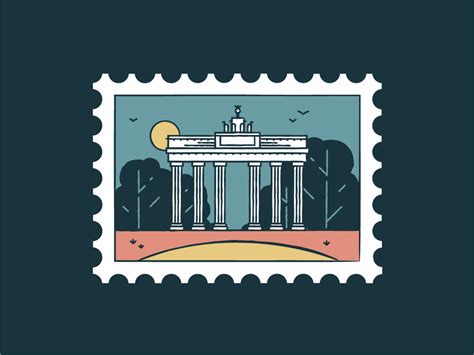 Brandenburg Gate by Aleksandar Savic / almigor on Dribbble