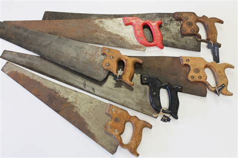 Six Vintage Hand Saws - Lot 1137123 | ALLBIDS