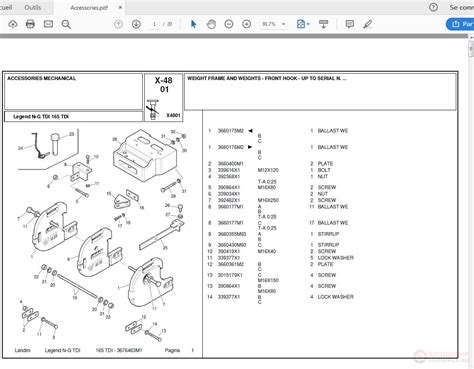 Landini Legendng165 Parts Catalog Auto Repair Manual Forum Heavy Equipment Forums